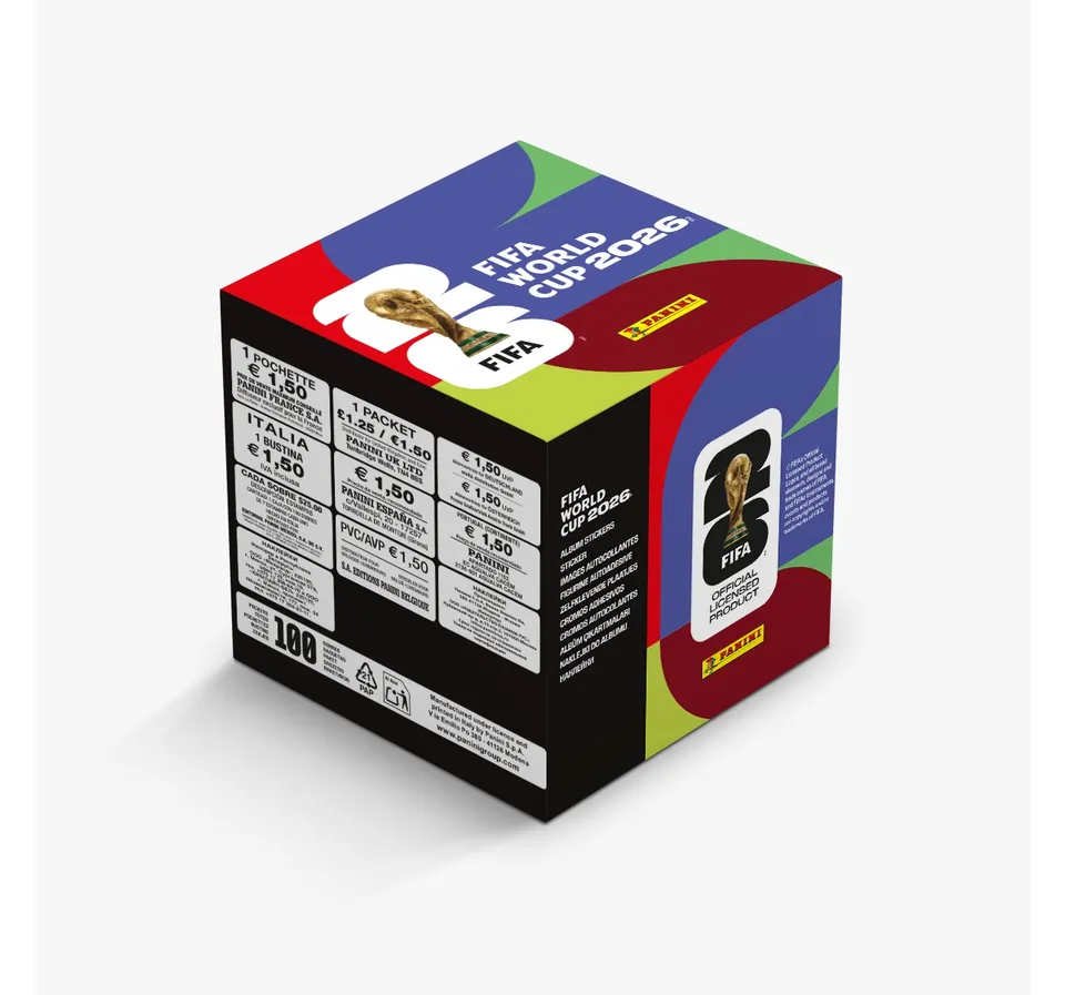 WORLD CUP 2026. CAJA DE SOBRES. 100 Sobres