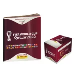 ÁLBUM DE PASTA SUAVE + CAJA DE SOBRES DE ESTAMPAS - MUNDIAL DE FUTBOL QATAR 2022