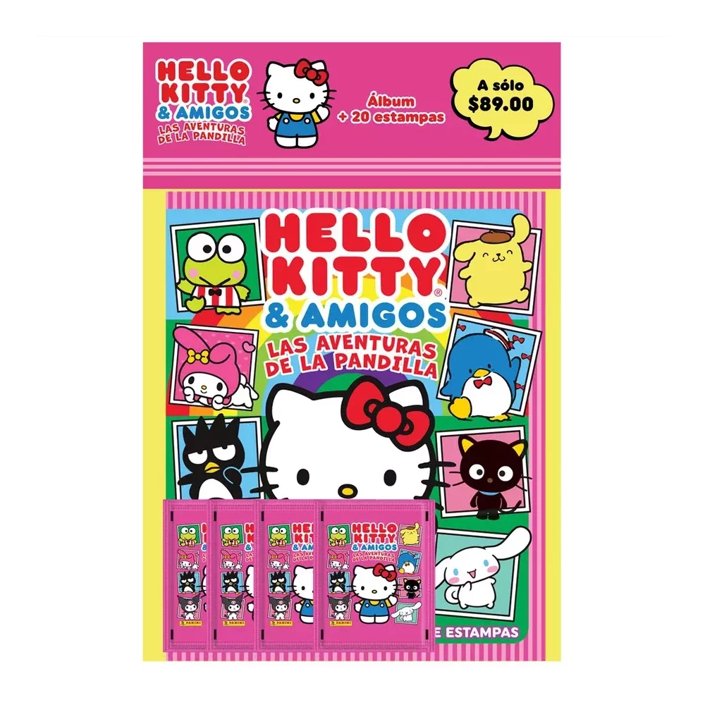 MULTISET 1 ALBUM + 4 SOBRES HELLO KITTY 2023